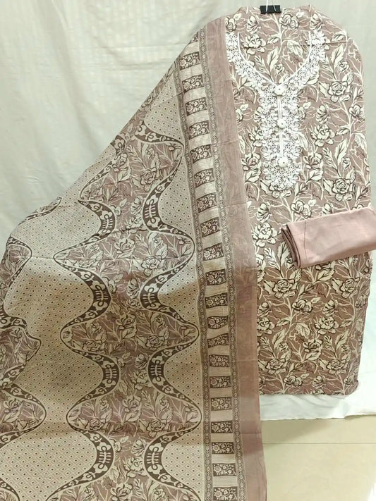 Cotton Unstitched Dress Material By ASC