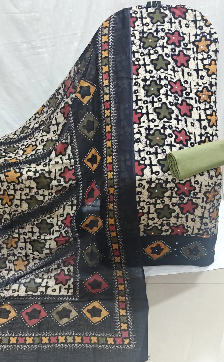 ASC Handloom Pure Cotton Wax Batik Material