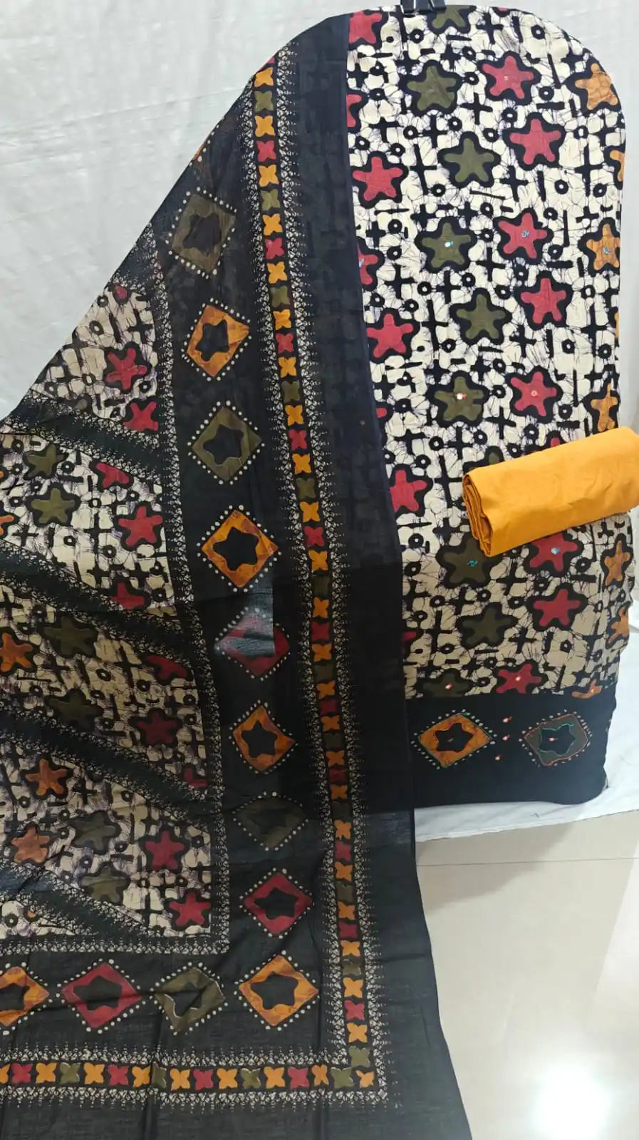 ASC Handloom Pure Cotton Wax Batik Material