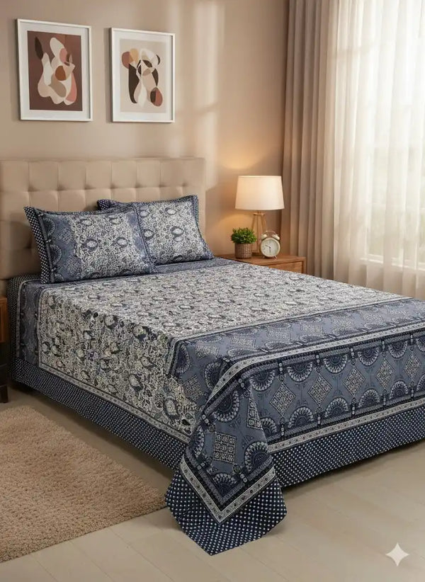 SINGLE BEDSHEETS WITH 2 PILLOW COVERS