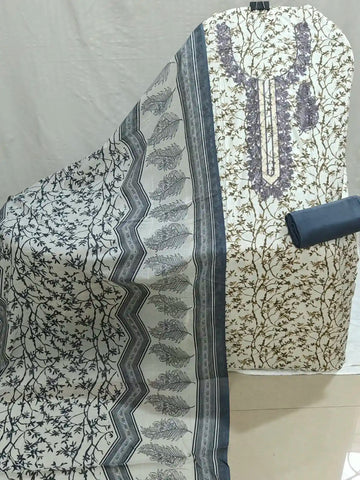 Cotton Unstitched Dress Material By ASC