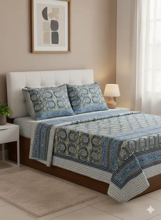 SINGLE BEDSHEETS WITH 2 PILLOW COVERS