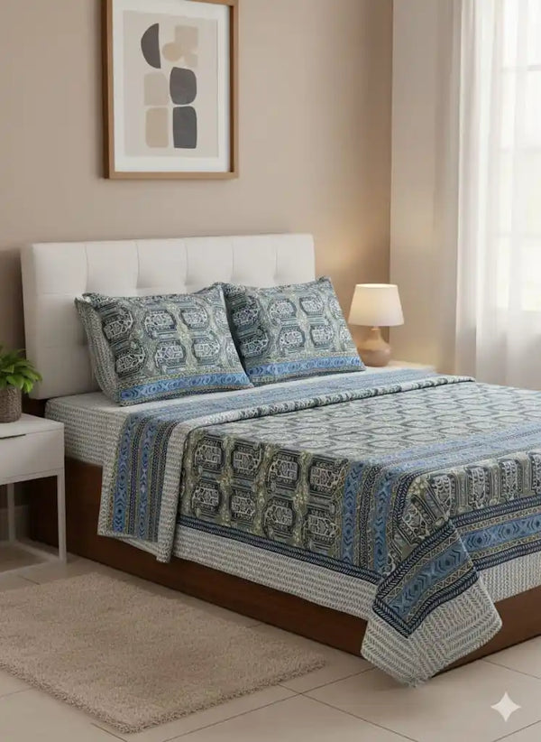 SINGLE BEDSHEETS WITH 2 PILLOW COVERS