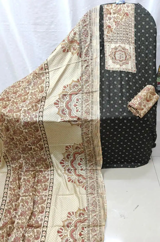 Soft Rayon Ajrakh Printed Dress Material By ASC
