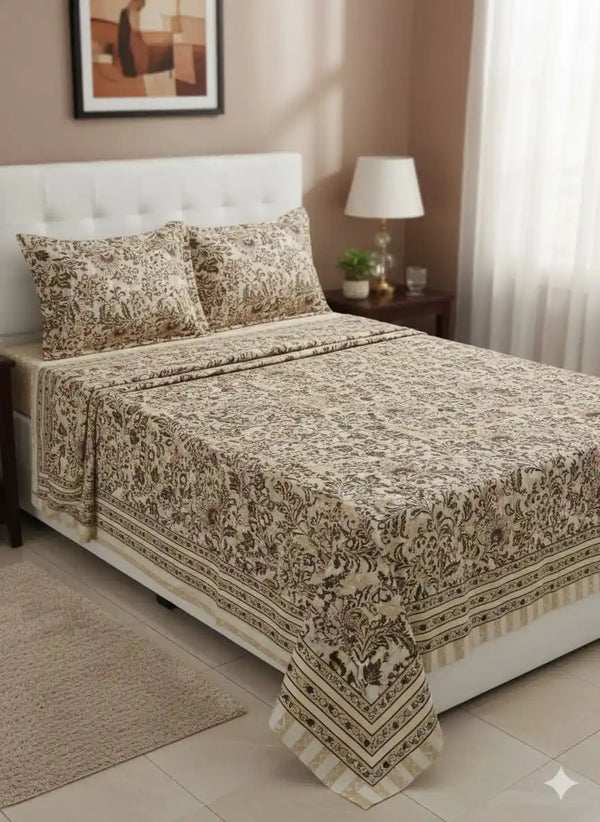 SINGLE BEDSHEETS WITH 2 PILLOW COVERS