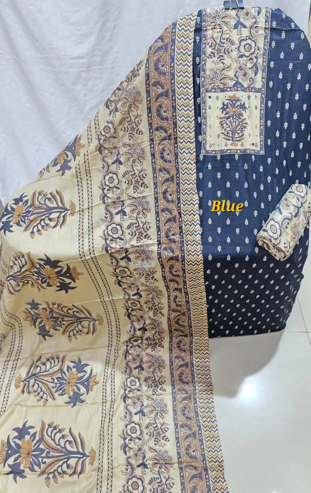 Tabla Rayon Ajrakh Unstitched Dress Material By ASC
