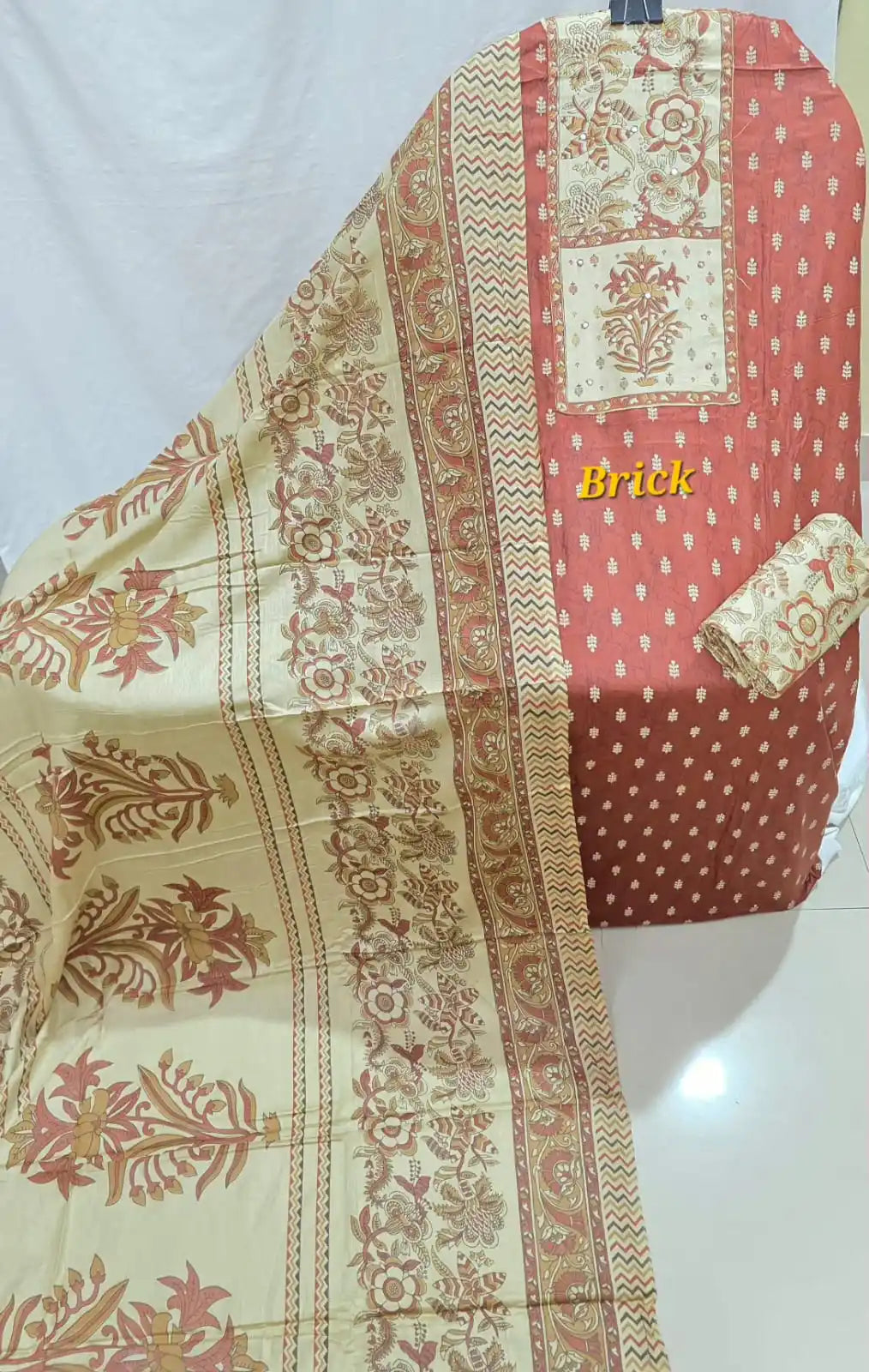 Premium Rayon Ajrakh Print Suit By ASC