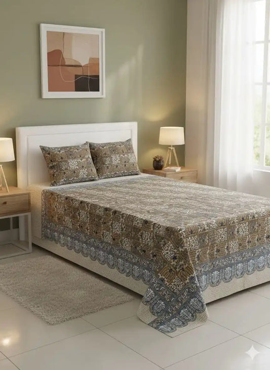 SINGLE BEDSHEETS WITH 2 PILLOW COVERS