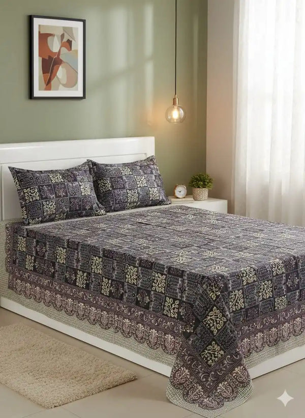 SINGLE BEDSHEETS WITH 2 PILLOW COVERS