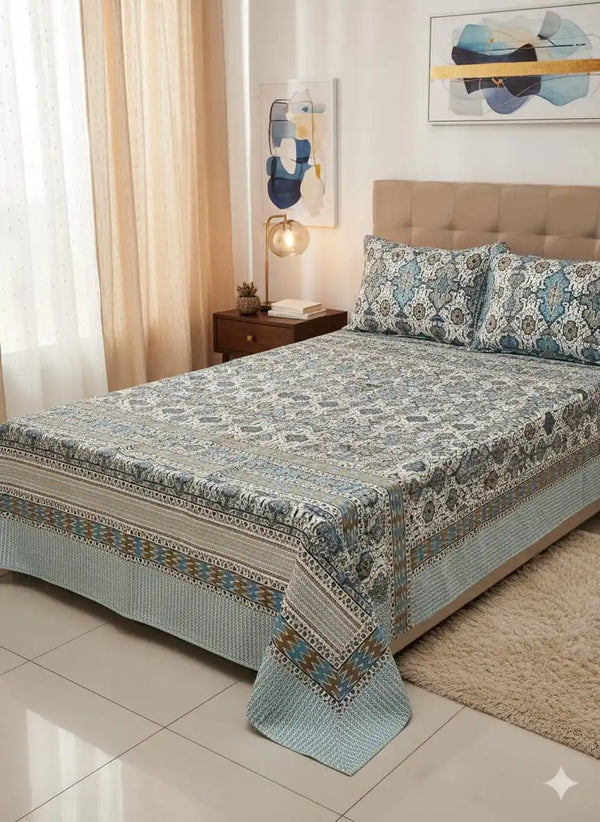 SINGLE BEDSHEETS WITH 2 PILLOW COVERS