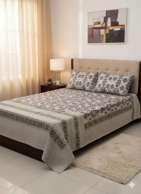 SINGLE BEDSHEETS WITH 2 PILLOW COVERS