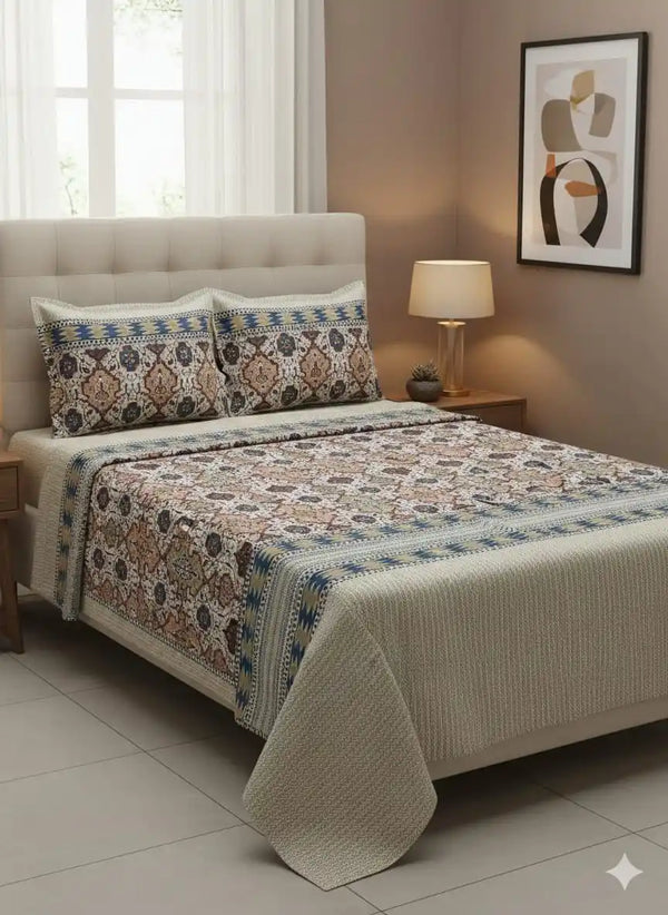 SINGLE BEDSHEETS WITH 2 PILLOW COVERS