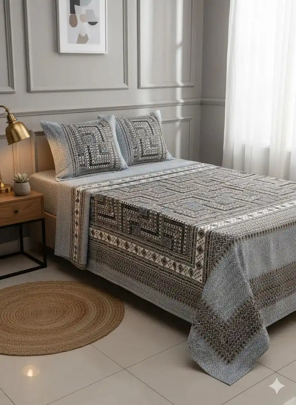 SINGLE BEDSHEETS WITH 2 PILLOW COVERS