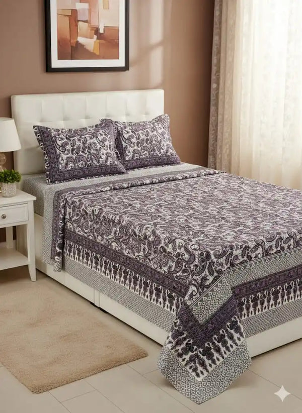 SINGLE BEDSHEETS WITH 2 PILLOW COVERS