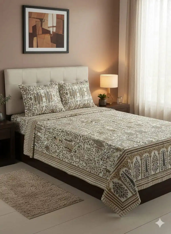 SINGLE BEDSHEETS WITH 2 PILLOW COVERS