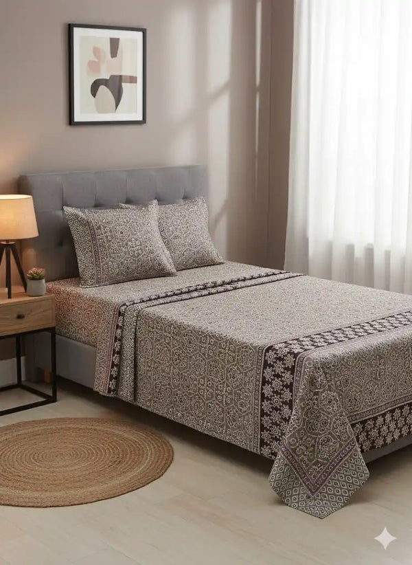 SINGLE BEDSHEETS WITH 2 PILLOW COVERS
