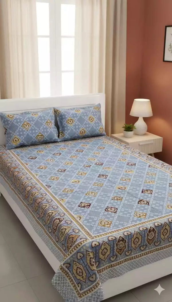 SINGLE BEDSHEETS WITH 2 PILLOW COVERS