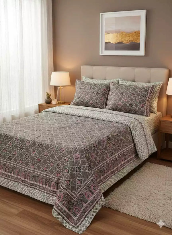 SINGLE BEDSHEETS WITH 2 PILLOW COVERS