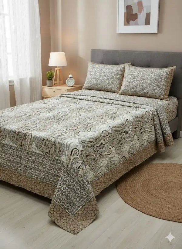 SINGLE BEDSHEETS WITH 2 PILLOW COVERS