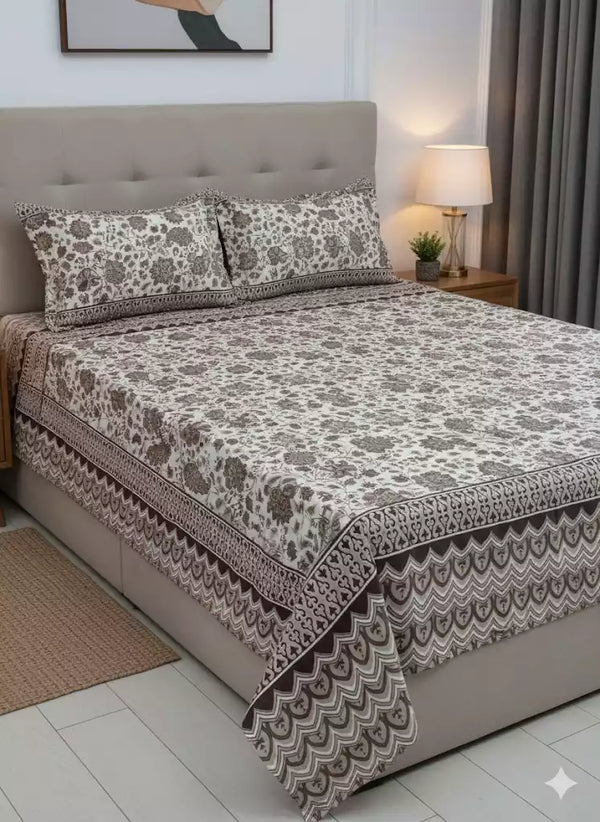SINGLE BEDSHEETS WITH 2 PILLOW COVERS