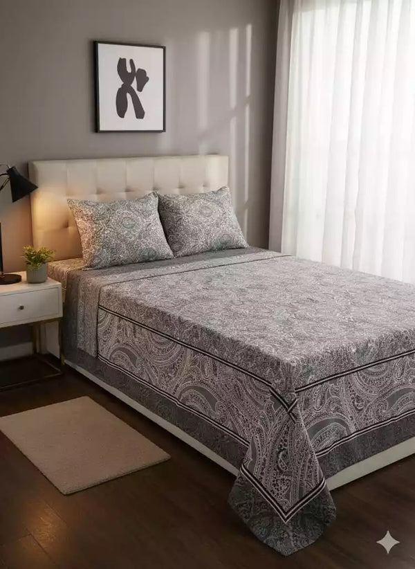 SINGLE BEDSHEETS WITH 2 PILLOW COVERS