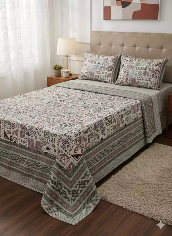 SINGLE BEDSHEETS WITH 2 PILLOW COVERS