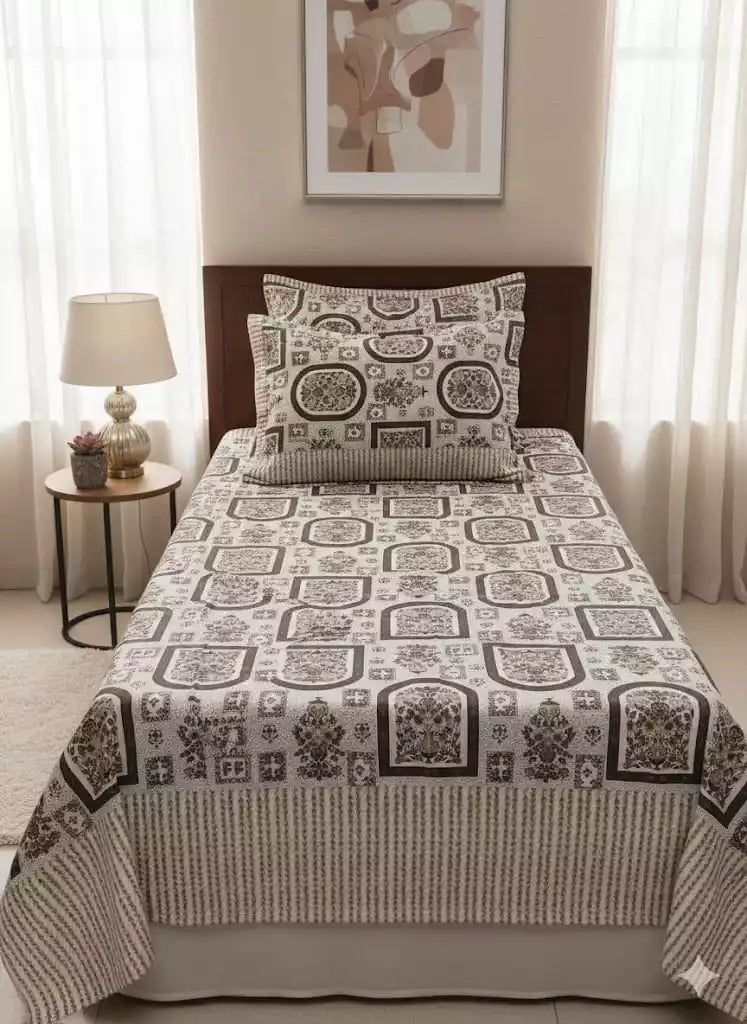 SINGLE BEDSHEETS WITH 2 PILLOW COVERS