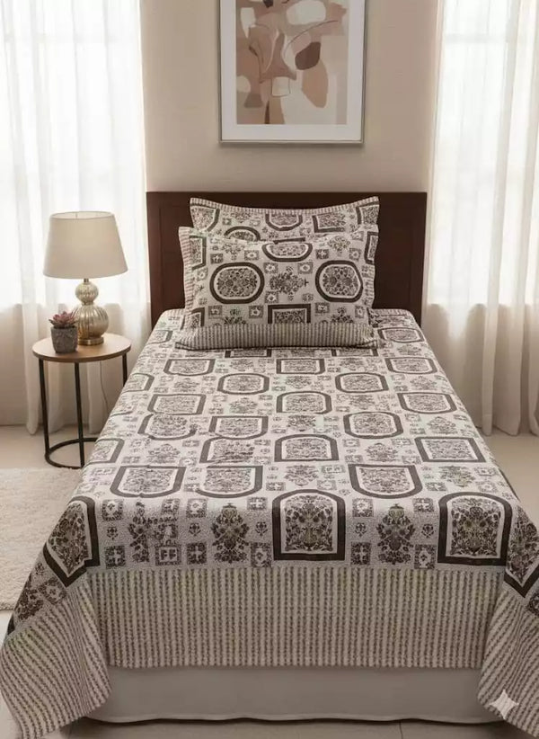 SINGLE BEDSHEETS WITH 2 PILLOW COVERS