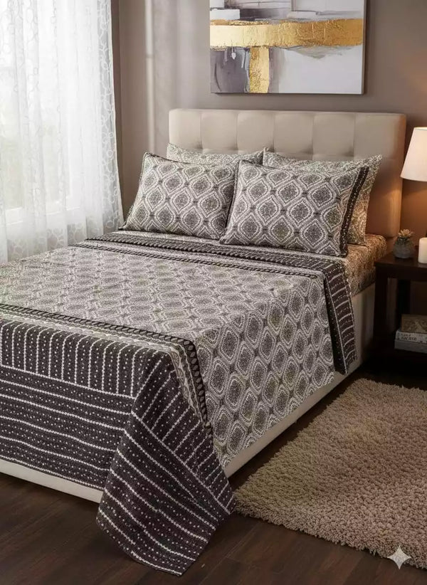 SINGLE BEDSHEETS WITH 2 PILLOW COVERS