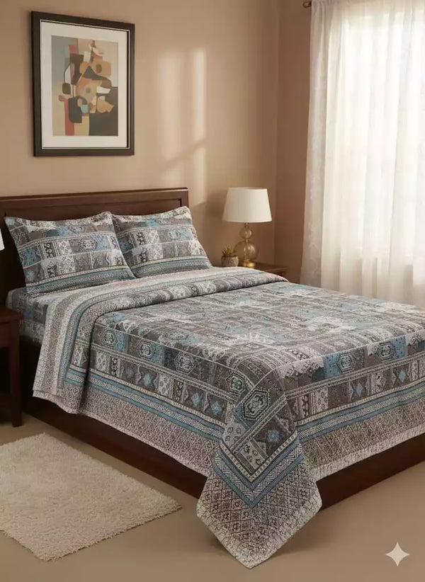 SINGLE BEDSHEETS WITH 2 PILLOW COVERS