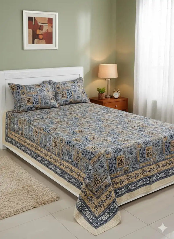SINGLE BEDSHEETS WITH 2 PILLOW COVERS