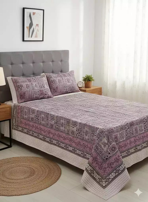 SINGLE BEDSHEETS WITH 2 PILLOW COVERS