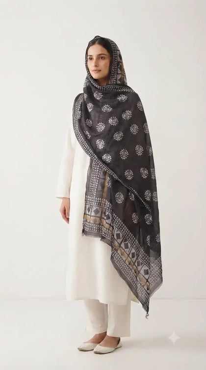 Everyday Mal Cotton Namaazi Dupatta - Printed 2.25 m Chunni