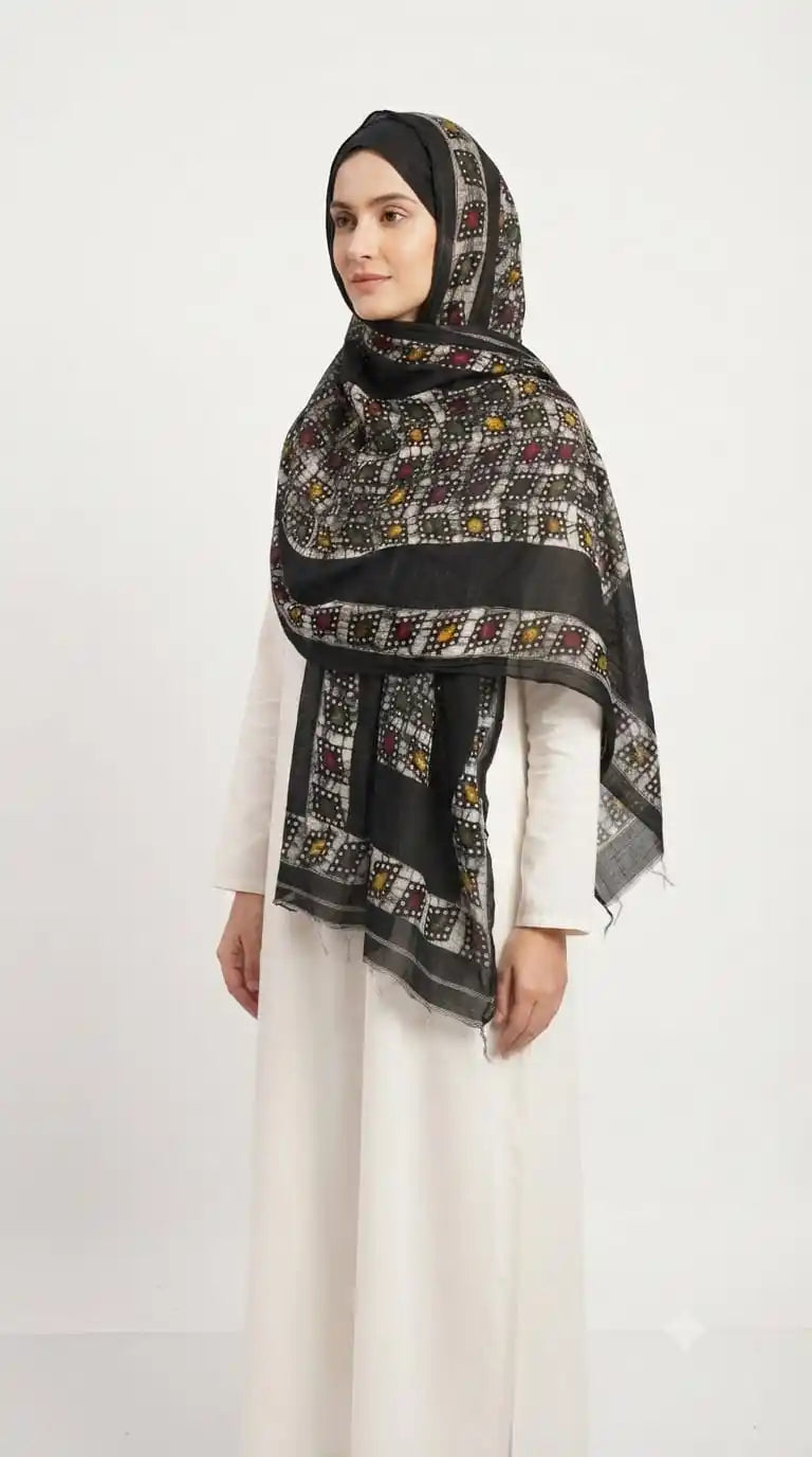 Mal Soft Cotton Namaazi Printed Dupatta by ASC
