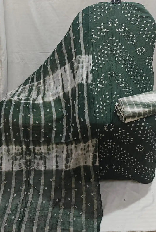 Classic Bandhani Cotton Dress Material By ASC