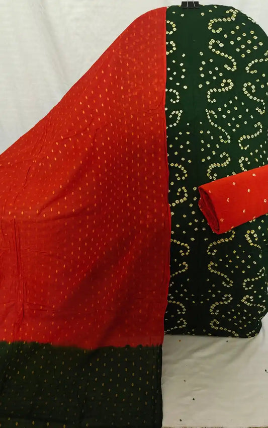 Soft Cotton Bandhani Set By ASC