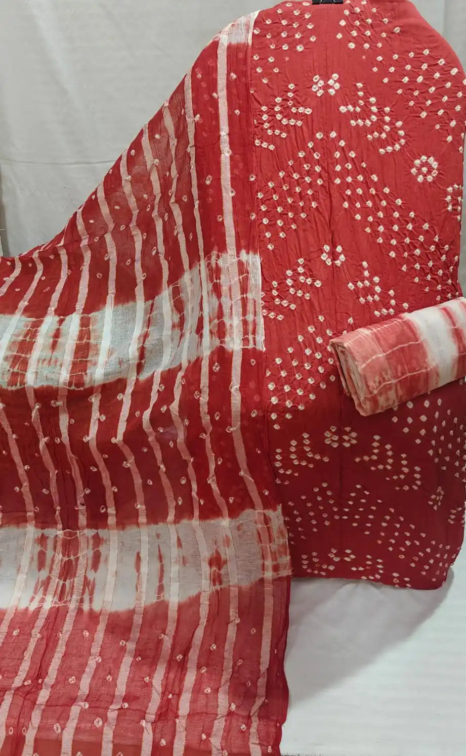 Cotton Bandhani Suit Material By ASC