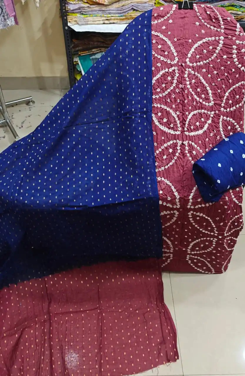 Premium Bandhani Cotton Dress Material By ASC