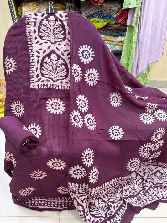 PREMIUM QUALITY UNSTITCHED BATIC SUIT