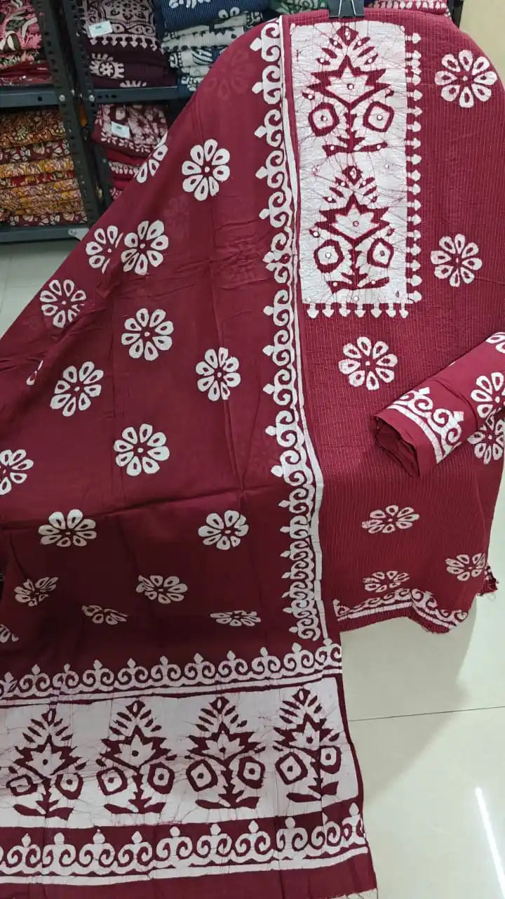 PREMIUM QUALITY UNSTITCHED BATIC SUIT