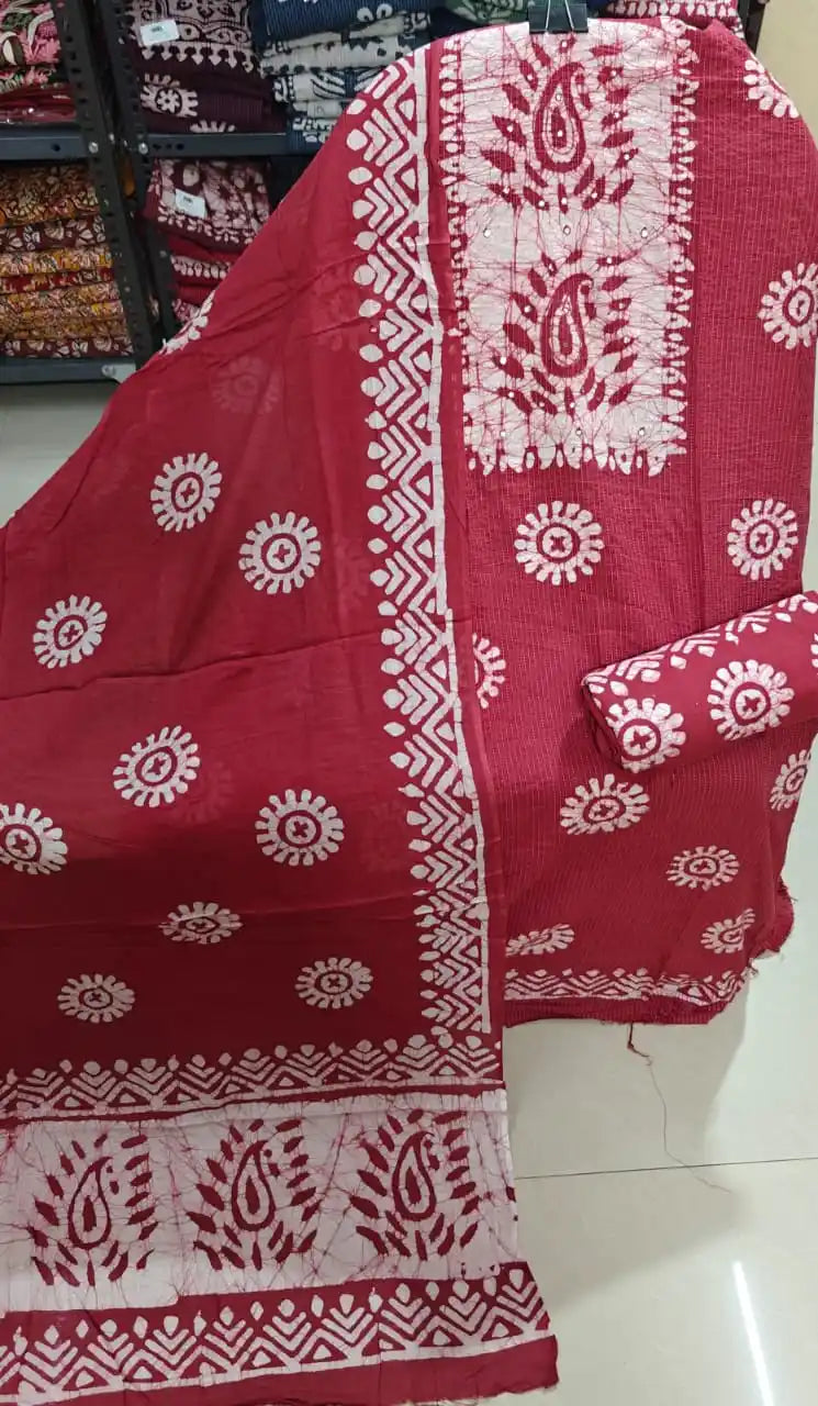 PREMIUM QUALITY UNSTITCHED BATIC SUIT