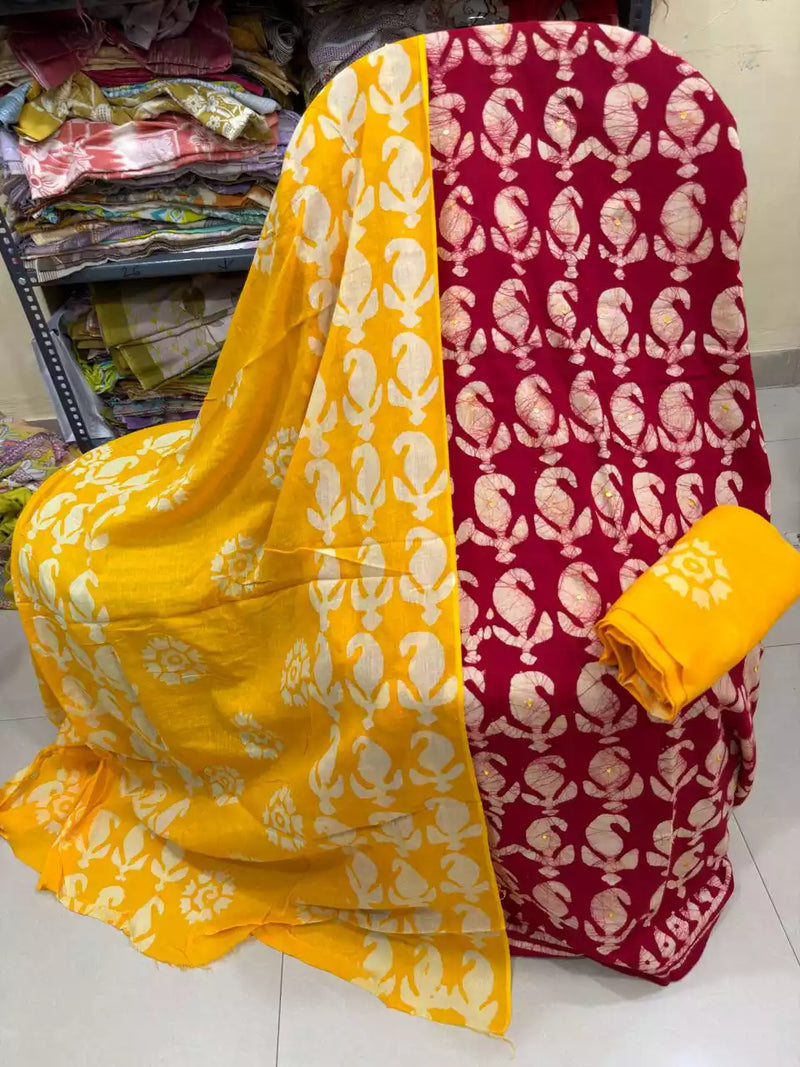 PREMIUM QUALITY UNSTITCHED BATIC SUIT