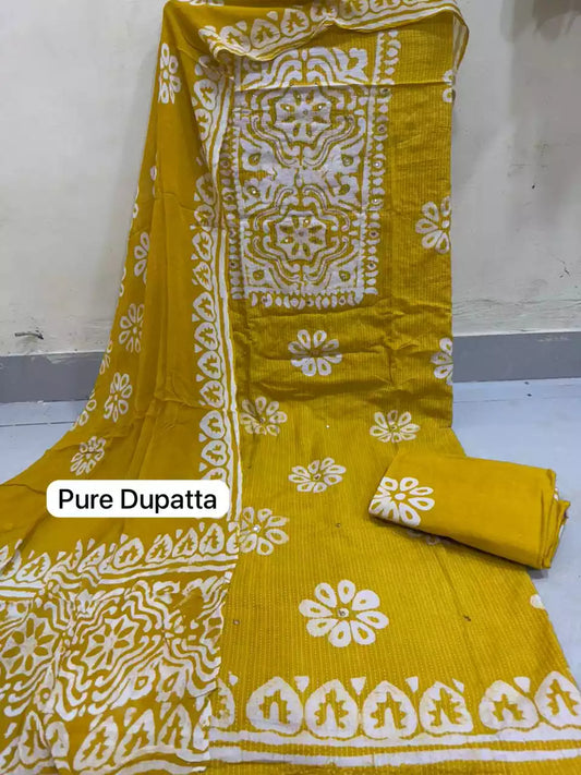 PREMIUM QUALITY UNSTITCHED BATIC SUIT