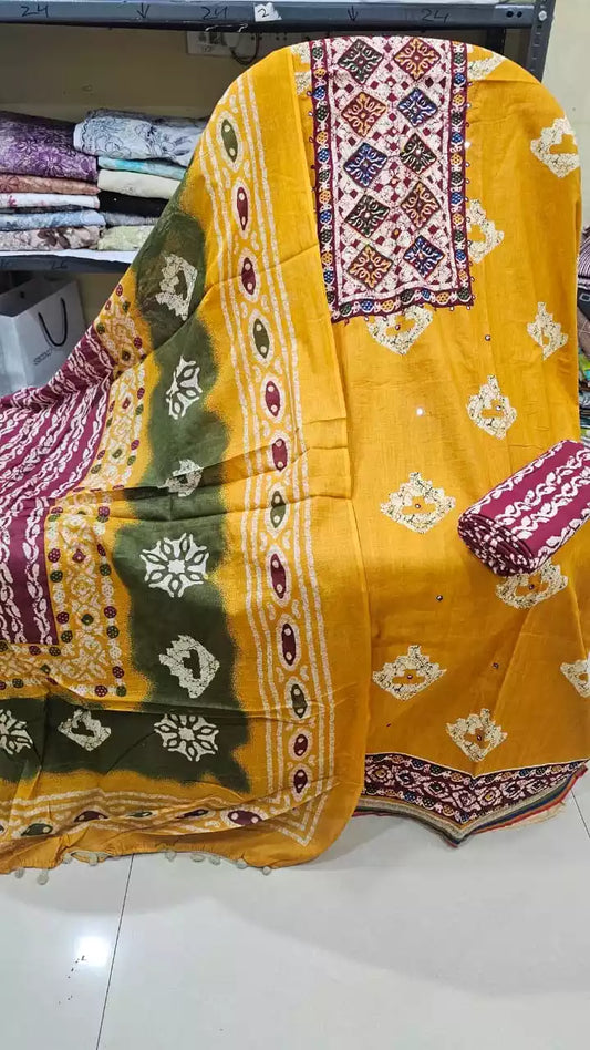 UNSTITCHED MULTI BATIC MATERIAL
