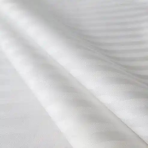 King Size 9ft*9ft White Cotton Bedsheets With 2 Pillow Covers