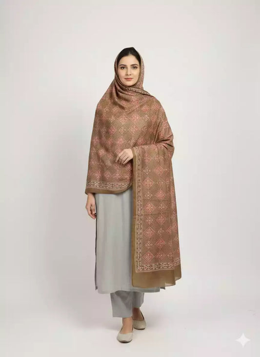 Mal Soft Cotton Namaazi Printed Dupatta