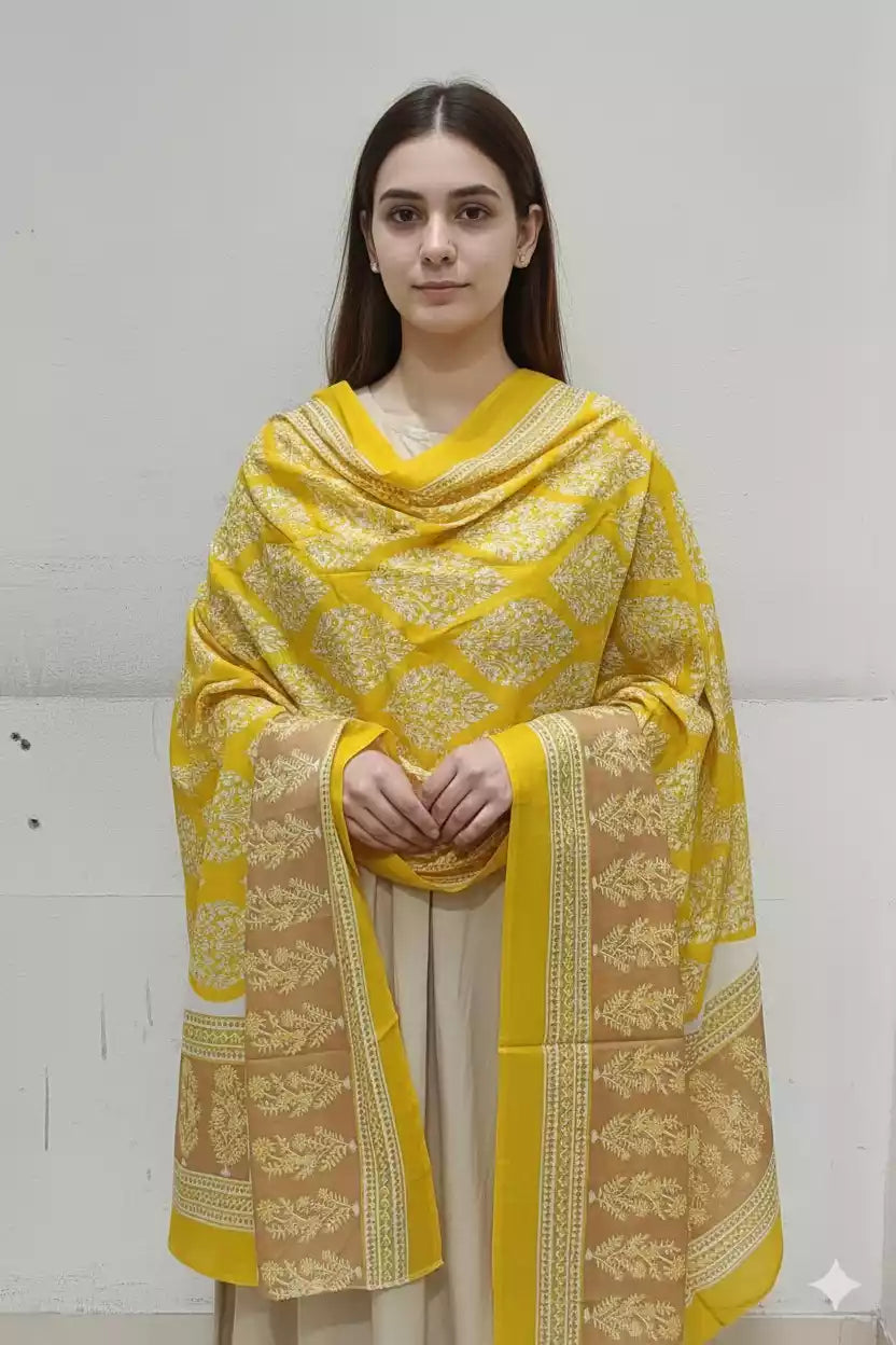 Mal Soft Cotton Namaazi Printed Dupatta