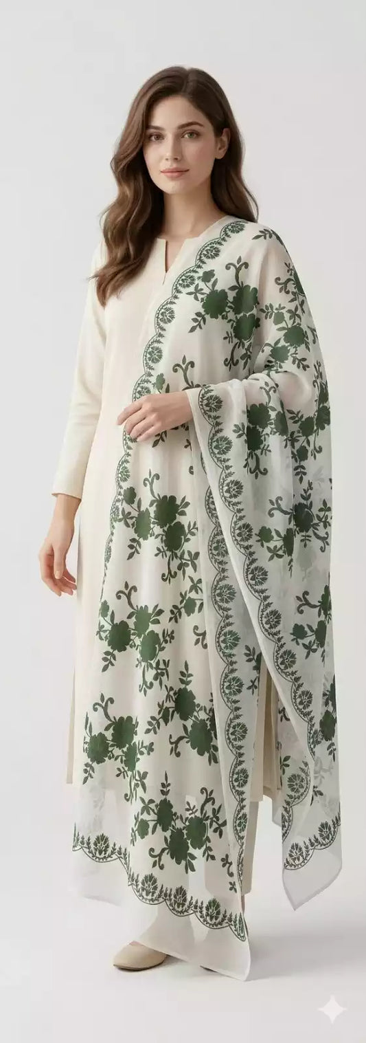 Mal Soft Cotton Namaazi Printed Dupatta