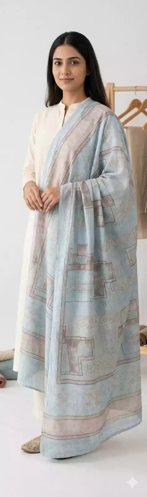 Mal Soft Cotton Namaazi Printed Dupatta