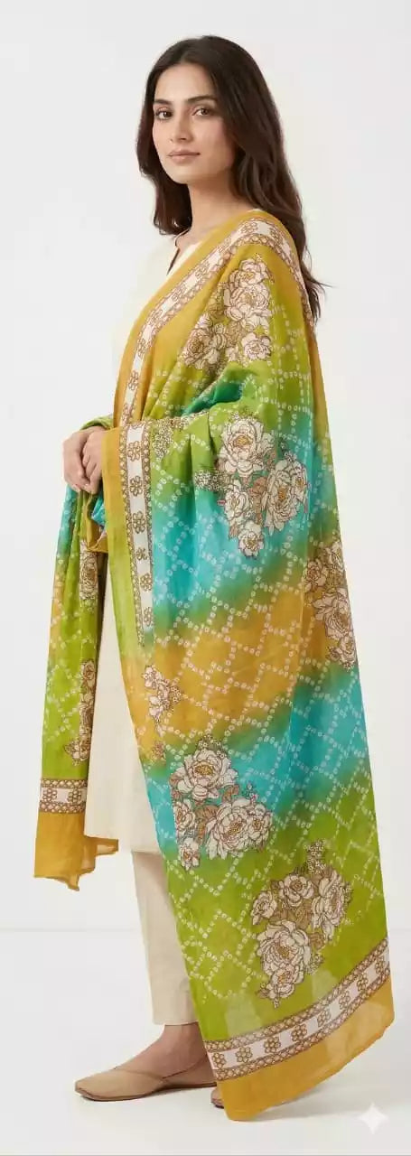 Mal Soft Cotton Namaazi Printed Dupatta